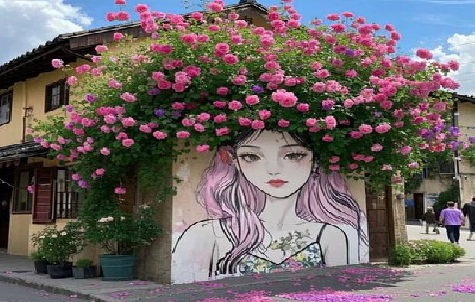 北川怎么设计网红打卡墙绘