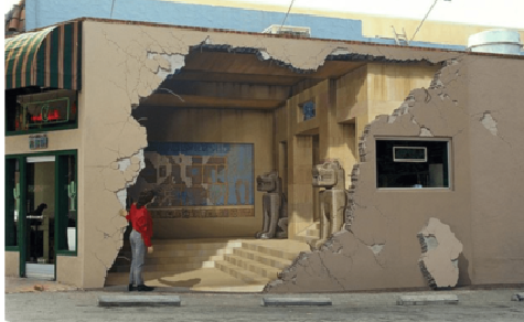 北川判断手绘墙好坏的标准。