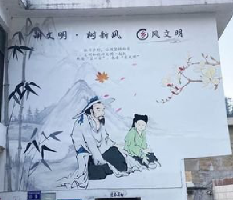 北川分享几个墙绘保养知识。