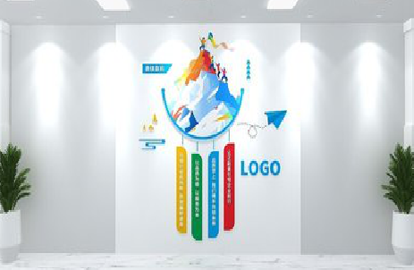 北川公司企业形象墙的工艺材料有哪些？