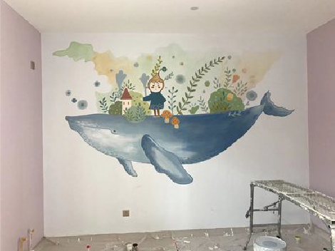 北川手绘墙的特点及优势。