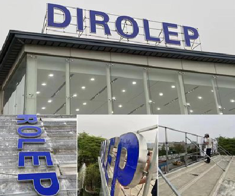 北川楼顶发光字安装的注意事项。